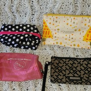 Cosmetic bags/wristlet
